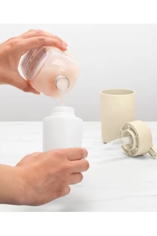 Brabantıa Renew Soft Beıge Plastik Sabunluk 250ml Siyah