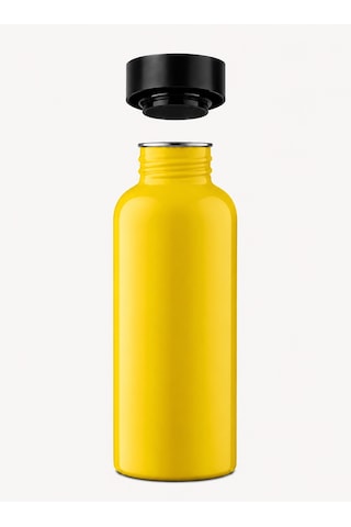 Mamawata Yellow Paslanmaz Çelik Matara 500 Ml Ultra Hafif Sızdırmaz Suluk Sarı