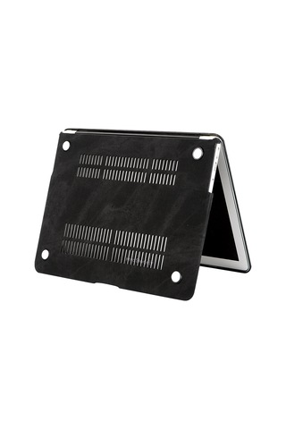 Apple Uyumlu MacBook Air Kılıf 13 İnç Kaplama Fabric01 Kumaş Eski Usb'li Model 2010-2017 A1369 A1466 İle Siyah