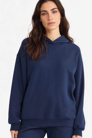 Defacto Relax Fit Kapüşonlu Basic Düz Kalın Sweatshirt D9935ax25wnnv251 Lacivert