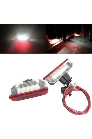 Dinosaurs Adet Araba Led Kapı Uyarı Işığı Hoş Geldiniz Projektör Golf 6 7 Jetta Mk5 Mk6 Passat B6 B7 Cc Tıguan Scirocco