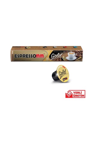 Espressomm Nespresso Uyumlu Gold Kapsül Kahve 10 Adet