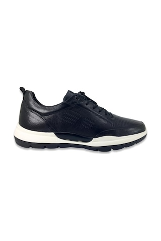 Libero 5225 Siyah Hakiki Deri Eva Taban Erkek Deri Sneaker Siyah