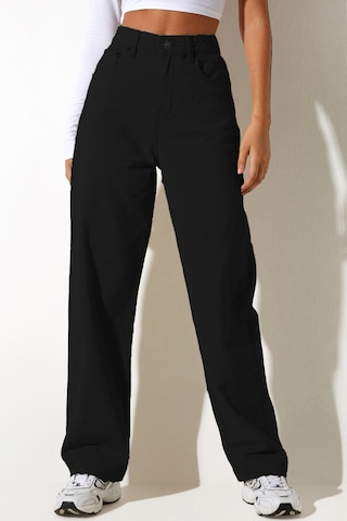 Madmext Mad Girls Siyah Palazzo Jean Mg1247-Siyah