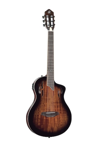 Ortega Tourplayer Deluxe Rtpdlx-aca Elektro Klasik Gitar Acacia Burst
