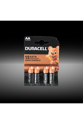 Duracell Alkalin AAA İnce Kalem Pil 4'lü Paket (LR03 / MN2400)