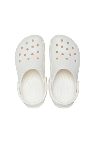 Crocs Classıc Glıtter Kadın Terlik 205942-100 Beyaz