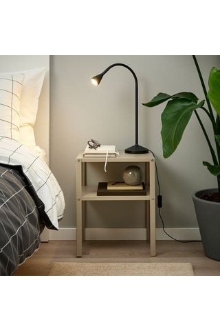 Ikea Nävlınge Çalışma Lambası, Siyah, 52 Cm