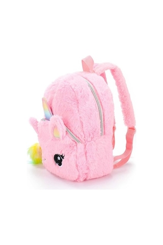 Three Beans Unicorns Karikatür Okul Kitap Çantası Kız Kadın Kürk Sırt Çantası Anaokulu Sevimli Çanta Seyahat Çocuk Schoolbag Çocuklar Hediye Kitap Çantası Pembe W9bh2x Pembe