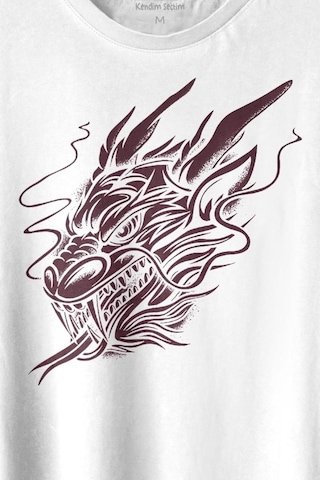 Dragon Japanese Ejder Japon Baskılı Tişört Unisex T-shirt 001