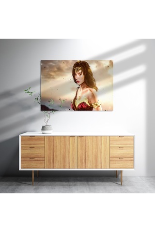 Cakasepetim Wonder Women Gal Gadot Görseli Ahşap Mdf Tablo
