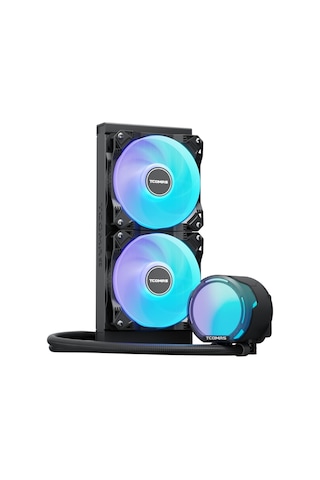 Tcomas Le100 240mm Am5/lga1851 Uyumlu Siyah Sıvı Soğutucu Azaz3tcmas0007