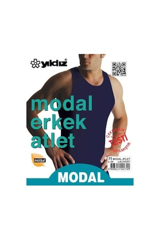 Yıldız Erkek Modal Atlet Renkli