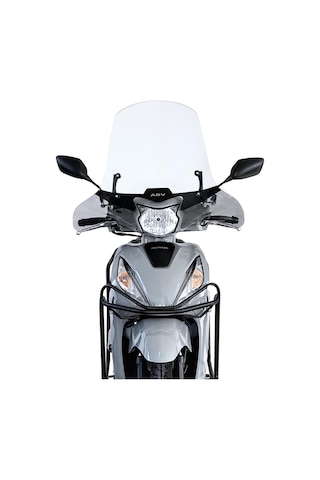 ABV Honda Dio El Korumalı Şeffaf Tur Camı 59x72.5 CM (21-26) + Bağlantı Ekipmanı