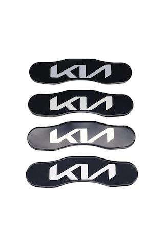 Kia Kaliper Üstü Alüminyum Sticker Etiket 4 Adet
