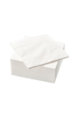 IKEA Fantastisk 100 Adet Peçete 40x40 cm - Beyaz