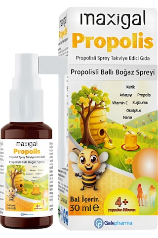 Maxigal Propolisli Ballı Boğaz Spreyi 30 ML