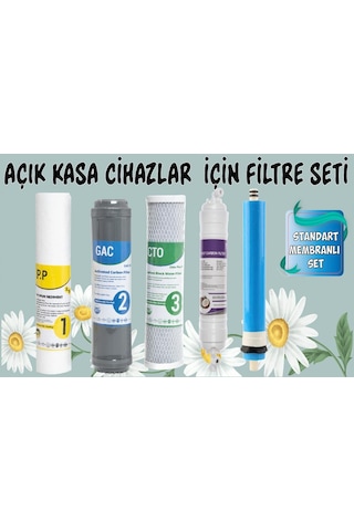 Su Arıtma Filtresi Seti 5 Li Mebran Filtre Seti Standart Membranl