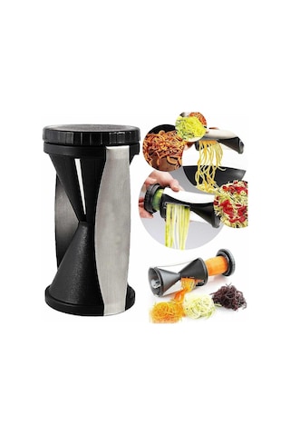 Esareticaret Slicer Spiral Sebze Doğrayıcı, Jülyen Kesme Aleti, Siyah Diğer