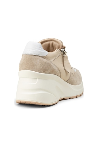 Deery Kadın Hakiki Süet Bej Dolgu Topuk Sneaker - M9147zbejc01