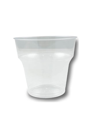 Şeffaf Kristal Mika Ekstra Sert Plastik Bardak 180 Cc -1.kalite. Şeffaf