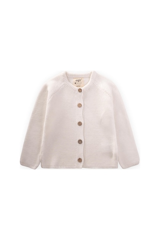 Cigit Links Triko Hırka 1-5 Yaş Ekru Ekru