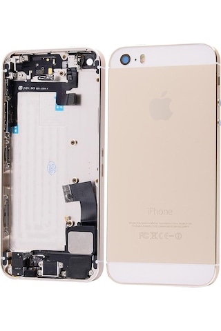 Senalstore Apple Uyumlu iPhone 5s Kasa Full Dolu - Siyah
