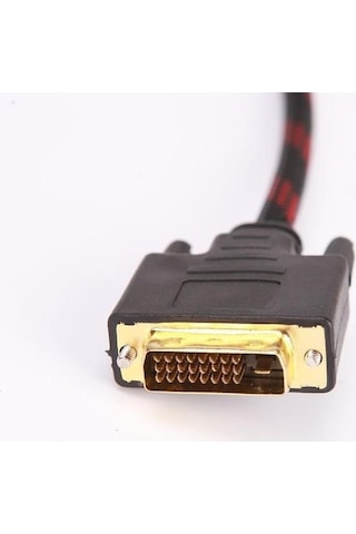 4600 Hdmi To Dvi 24 1 Çevirici Dönüştürücü Monitör Kablosu 1.5M