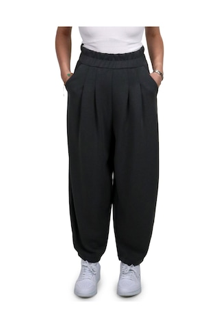 Kadın Modal Kumaş Havuç Kesim Antrasit Pantolon Antrasit