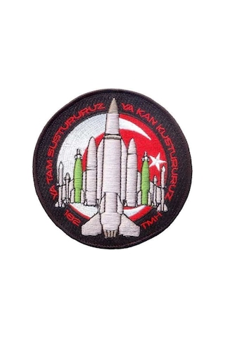 192 Tmh Nakış Işleme Arma Patch Peç 9,5 Cm Çok Renkli