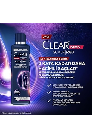 Men Scalp Pro Güçlendirici Şampuan Saç Dökülmesine Ve Kepeğe Karşı Etkili 300 Ml