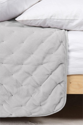 Aksu Microsoft Punto Yorgan Çift Kişilik 195x215 Açık Gri