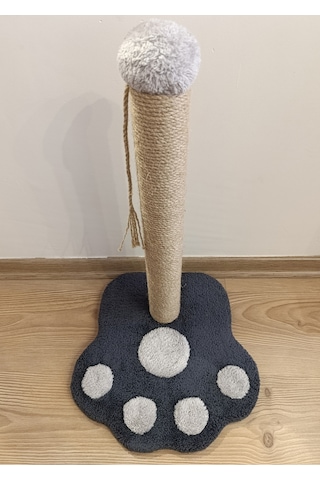 Kedi Tırmalama Tahtası Pati Modelli 50 Cm Büyük Boy Tırmalama Kedi Oyun Alanı Peluş Başlıklı