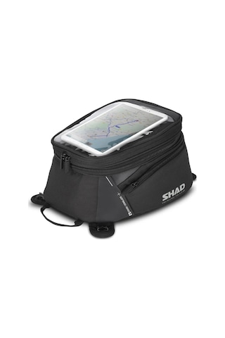 Shad Sl20 Motosiklet Depo Üstü Çanta Mıknatıslı Bağlantı 12-15 Litre X0sl201f Siyah