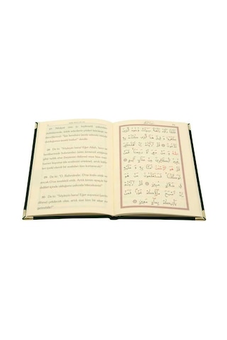 Cep Boy Süet Mealli Yasin Cüzü (Yeşil, ElifVavlı)