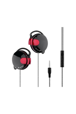 Mufunye 3,5 Mm Kablolu Oyun Kulaklığı Kulak Üstü Spor Kulaklıkları Kulak Kancalı Müzik Kulaklıkları Mikrofon