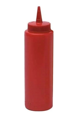 Hubrendy Çer Ketçap Şişesi - 1000ml Dev Boy Kırmızı 504512