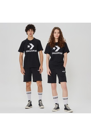 Converse Go-to Star Chevron Logo Unisex Siyah T-shirt
