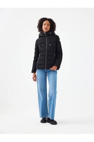 Loft Slim Fit Siyah Kadın Mont Lf2041093 Siyah