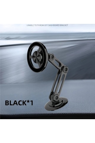 Boatshop1 Sıcak Satış Araba Cep Telefonu Tutucu Güçlü Manyetik 360 Dönen Siyah Taban Yapıştırıcı Halka Demir Levha