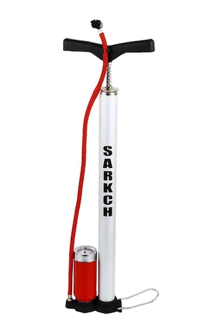 Baytec Göstergeli Krom Pompa Bisiklet Motor Teker Şişirme Mk4820ye