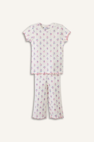 Defacto 2li Pijama Takımı Kız Bebek H5503a526smer233 Ekru-er233