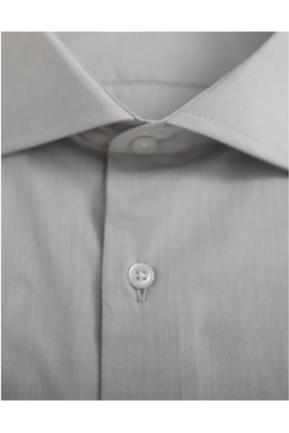 Uki Açık Gri Comfort Fit Uzun Kol Gömlek Açık Gri