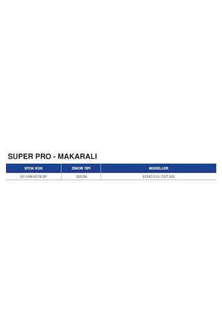 Carlton 20-10w-k278-sp Makaralı Kılavuz Pala .325 - 39 Diş Echo Uyumlu