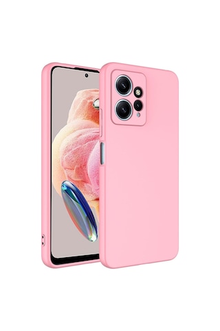 Xiaomi Redmi Note 12 4g Kılıf Zore Mara Lansman Kapak Pembe