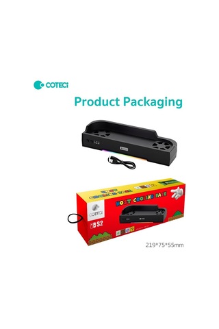 Masa Düzeni Konsol Aleti Oyun Keyfi Coteci Nintendo Switch 2 Cooling Dock Soğutucu Şarj Standı
