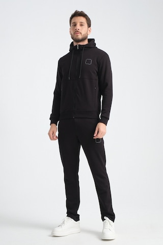 Shooter Sportswear Shooter Erkek Eşofman Takımı Mevsimlik Luxe Kalite Pamuklu Siyah