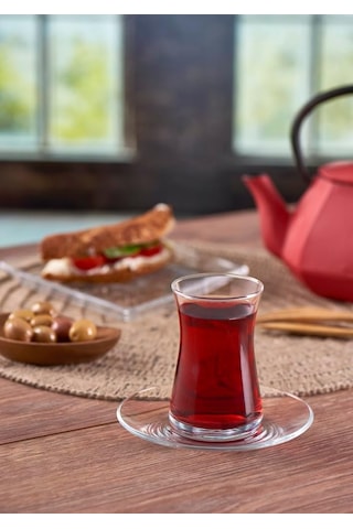 Lexroo Heybelı Çay Takımı Hediyelik Kutu Çok Renkli