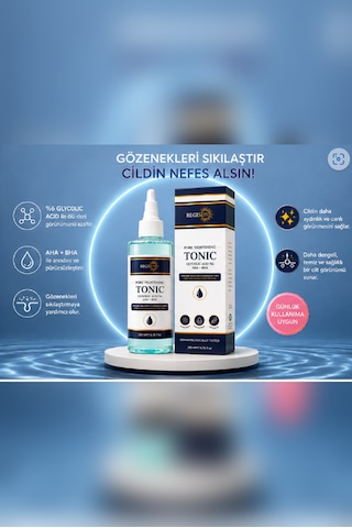 Begısun %6 Glikolik Asit Aha+bha Gözenek Sıkılaştırıcı Ve Arındırıcı Yüz Toniği 200 Ml
