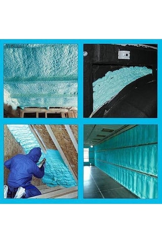 Selsil Thermal Foam Isı Ve Ses Yalıtım Köpüğü 850 Ml. 5 Adet ,demir Köpük Tabancası